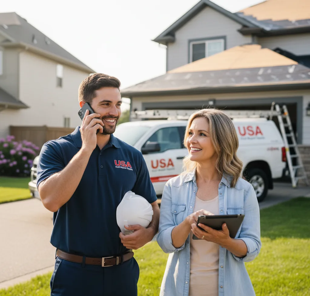USA Roof Repair Experts customer support in Germantown